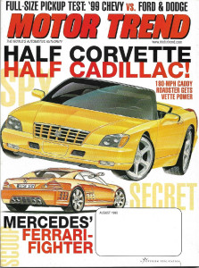 MOTOR TREND 1998 AUG - VETTE H.O., CAMARO DRAG CAR